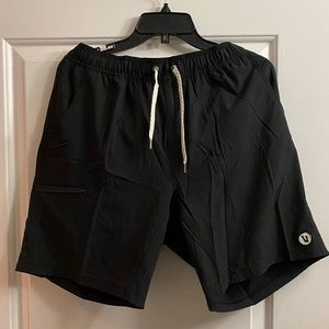 Vuori Black Workout Shorts